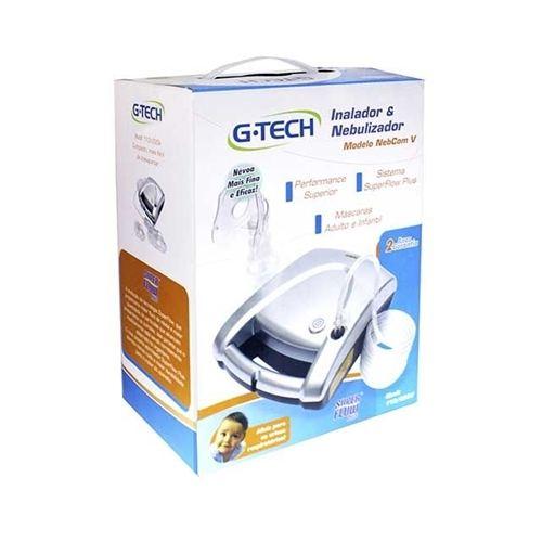 Inalador e nebulizador NEBCOM V G-Tech